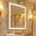 Ver imagem 6 de Espelho 70 X 50 Cm C/ Desembaçador Led 3 Cores 6500k 4000k 3000k fria neutra e quente 70x50