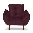 Ver imagem 1 de Mini Poltrona Cadeira Opala Infantil de Criança Suede