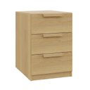 Ver imagem 3 de Mesa de Cabeceira Planejada 3 Gavetas Jade CabeCasa MadeiraOriginals Amarelo