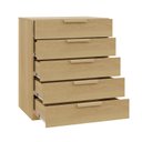 Ver imagem 3 de Cômoda 5 Gavetas 80cm Jade CabeCasa MadeiraOriginals