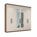 Ver imagem 3 de Guarda Roupa Casal 6 Portas Bélgica com Espelho