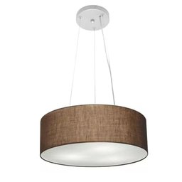 Pendente Cilíndrico Café MJ-4181 Para Mesa de Jantar e Estar - 1