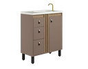 Ver imagem 1 de Gabinete para Banheiro com Tampo de Pedra Samir 60cm