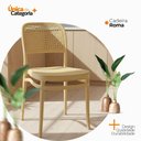 Ver imagem 6 de Kit 10 Cadeiras de Jantar Roma Plástico Bege Oficial Webshop