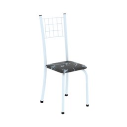 Conjunto de Mesa Tubular 100x60cm Tampo em Topázio com 4 Cadeiras Dany - 5