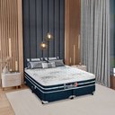 Ver imagem 2 de Cama Box com Colchão Queen Size Silver Star Air Firme Castor 158x198