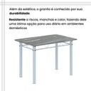 Ver mais imagens de Conjunto de Mesa Tubular 100x60cm Tampo em Topázio com 4 Cadeiras Dany Branco/Arabesco