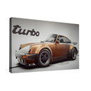 Ver imagem 1 de Quadro Porsche Gold 911 Turbo -- BR ARTES