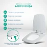 Assento Sanitário Poliester Aero Azul Cobalto para vaso Ideal Standard - 5
