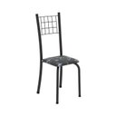 Ver imagem 6 de Conjunto de Mesa Tubular 100x60cm Tampo em Topázio com 4 Cadeiras Dany Preto
