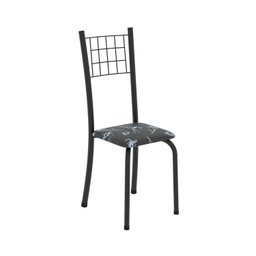 Conjunto de Mesa Tubular 100x60cm Tampo em Topázio com 4 Cadeiras Dany - 6