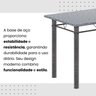 Conjunto de Mesa Tubular 100x60cm Tampo com 4 Cadeiras Dany - 9