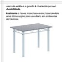 Ver mais imagens de Conjunto de Mesa Tubular 100x60cm Tampo com 4 Cadeiras Dany Preto/Branco