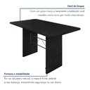 Ver imagem 5 de Mesa de Jantar Retangular Tampo 140x75cm Base Ardósia Indiano