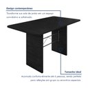 Ver mais imagens de Mesa Retangular Tampo 140x75cm Base Ardósia Indiano