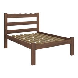 Cama de Casal Madeira Maciça para Colchão 128-138x188cm Multimóveis - 1