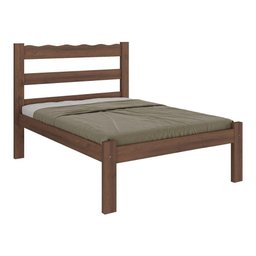 Cama de Casal Madeira Maciça para Colchão 128-138x188cm Multimóveis - 4