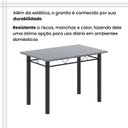 Ver mais imagens de Conjunto de Mesa Tubular 100x60cm Tampo com 4 Cadeiras Dany Preto/Bege