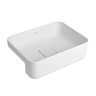 Cuba de Semiencaixe Retangular 40x30cm Branca L.63040.17 - Deca - 1