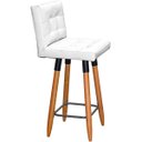 Ver imagem 4 de Kit 3 Banqueta Grace Para Cozinha Gourmet Ou Balcão Área Gourmet Pés Palito Corino