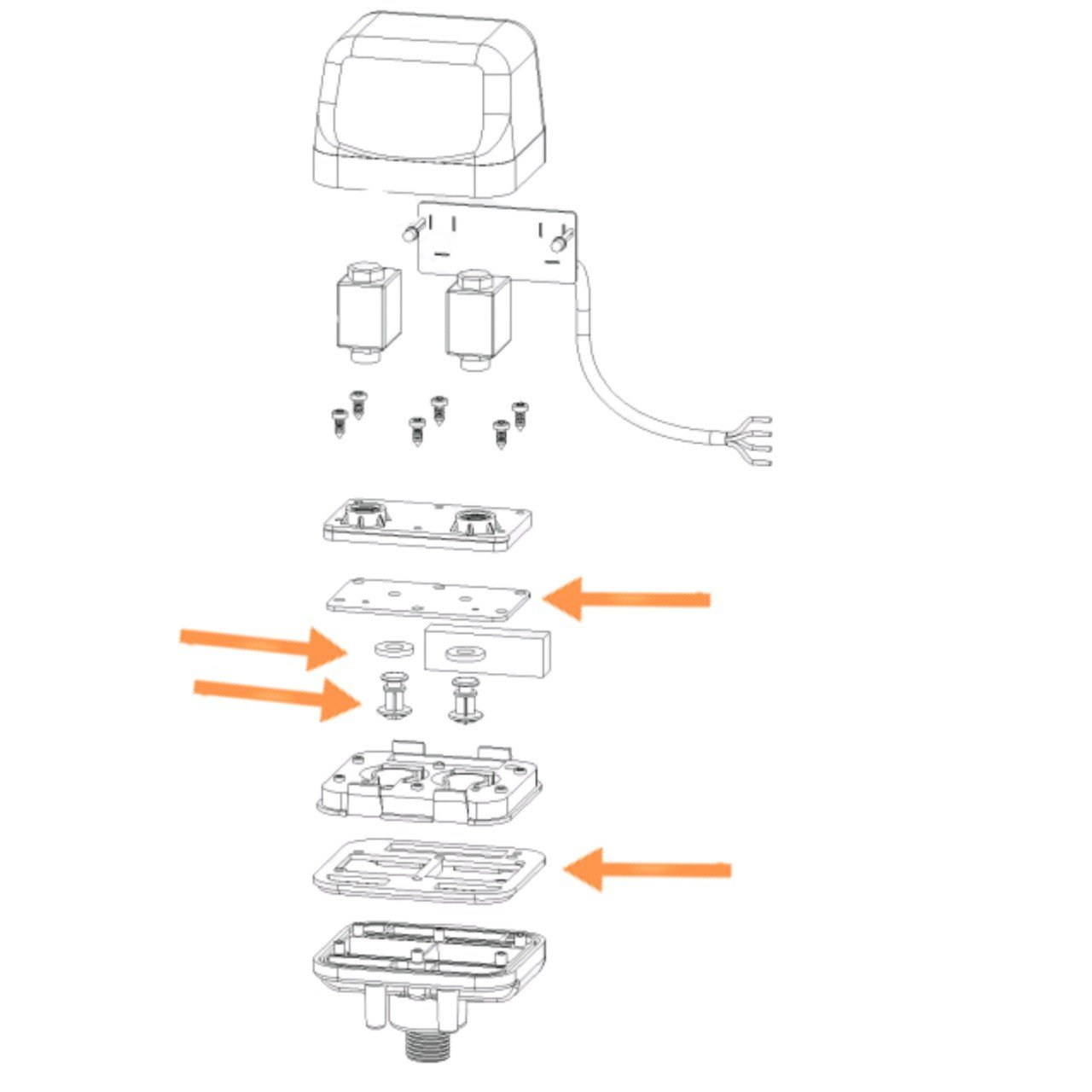 Kit Reparo Pulsador Eletronico Gimenez Pulsador Eletrônico P270E - 2