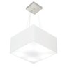 Lustre Pendente Quadrado Md-4005 21/35x35cm Branco Bivolt - 1