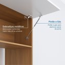 Ver imagem 7 de Paneleiro Torre Quente para Forno Planejado 70cm Soho CabeCasa MadeiraOriginals Branco/Freijó