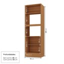 Ver imagem 3 de Paneleiro Torre Quente para Forno Planejado 70cm Soho CabeCasa MadeiraOriginals Branco/Freijó