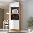Ver imagem 1 de Paneleiro Torre Quente para Forno Planejado 70cm Soho CabeCasa MadeiraOriginals Branco/Freijó