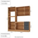 Ver imagem 4 de Cozinha Compacta 3 Peças 1 Aéreo 1 Balcão 1 Paneleiro Torre Quente Soho CabeCasa MadeiraOriginals