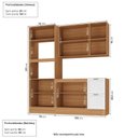 Ver imagem 4 de Cozinha Compacta 3 Peças 1 Aéreo 1 Balcão 1 Paneleiro Torre Quente Soho CabeCasa MadeiraOriginals