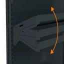 Ver imagem 3 de Gondola Parede 202 Fit Continuação Preto 5 Bandeja Pe Preto