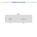 Ver imagem 5 de Cozinha Compacta 3 Peças 1 Aéreo 1 Balcão 1 Paneleiro Torre Quente Soho CabeCasa MadeiraOriginals