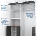 Ver imagem 5 de Cozinha Compacta 4 Peças 2 Aéreos 1 Balcão 1 Paneleiro Torre Quente Soho CabeCasa MadeiraOriginals