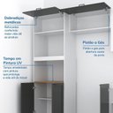 Ver imagem 6 de Cozinha Compacta Planejada 4 Peças 2 Aéreos 1 Balcão 1 Paneleiro Torre Quente Soho CabeCasa MadeiraOriginals Madeiraor