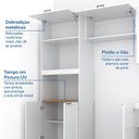 Ver mais imagens de Cozinha Compacta 4 Peças 2 Aéreos 1 Balcão 1 Paneleiro Torre Quente Soho CabeCasa MadeiraOriginals