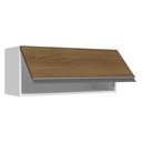 Ver imagem 4 de Armário De Cozinha Aéreo 100% MDF 80 cm 1 Porta Branco/Rustic Acordes Madesa
