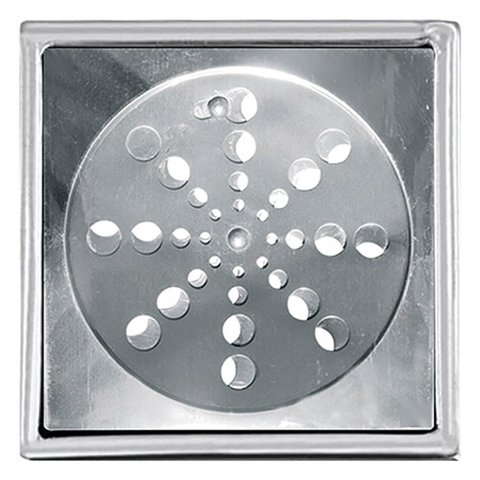 Grelha Aco Inox Overtime C/fecho Quad 15cm C/caixilho