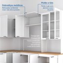 Ver imagem 5 de Cozinha Compacta Planejada 10 Peças 5 Aéreos 4 Balcões 1 Paneleiro Duplo Soho CabeCasa MadeiraOriginals Madeiraorigina