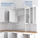 Ver imagem 4 de Cozinha Compacta 10 Peças 5 Aéreos 4 Balcões 1 Paneleiro Duplo Soho CabeCasa MadeiraOriginals