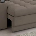 Ver imagem 7 de Sofá Retrátil e Reclinável 3 Lugares 2,05m Maldivas Besthouse Capuccino