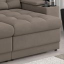 Ver imagem 5 de Sofá Retrátil e Reclinável 3 Lugares 2,05m Maldivas Besthouse Capuccino