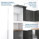 Ver imagem 7 de Cozinha Compacta 7 Peças 3 Aéreos 3 Balcões 1 Paneleiro Torre Quente Soho CabeCasa MadeiraOriginals