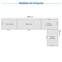 Ver imagem 5 de Cozinha Compacta 7 Peças 3 Aéreos 3 Balcões 1 Paneleiro Torre Quente Soho CabeCasa MadeiraOriginals