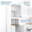 Ver mais imagens de Cozinha Compacta 7 Peças 3 Aéreos 3 Balcões 1 Paneleiro Torre Quente Soho CabeCasa MadeiraOriginals
