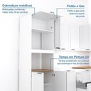 Ver mais imagens de Cozinha Compacta 7 Peças 3 Aéreos 3 Balcões 1 Paneleiro Torre Quente Soho CabeCasa MadeiraOriginals