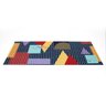 Tapete BBB Para Yoga Academia Colorido 60cm x 166cm - 4