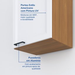 Armário Aéreo 1 Porta 41cm Soho CabeCasa MadeiraMadeira - 3
