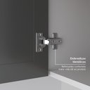 Ver imagem 4 de Armário Aéreo Planejado 1 Porta 41cm Soho CabeCasa MadeiraOriginals Cinza/Branco/Grafite