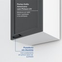 Ver imagem 3 de Armário Aéreo Planejado 1 Porta 41cm Soho CabeCasa MadeiraOriginals Cinza/Branco/Grafite